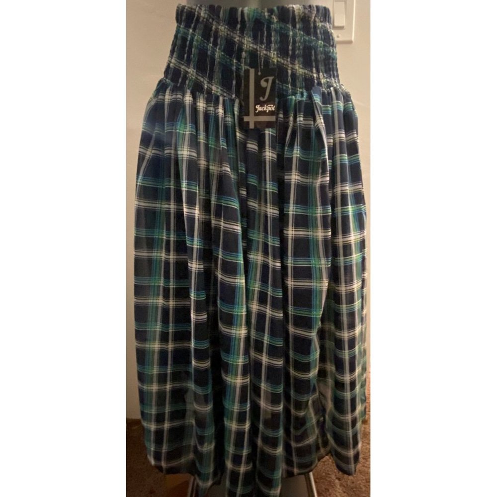 Jackpot Plaid Full Length Skirt